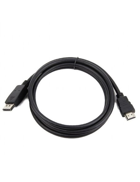 Видео кабель Cablexpert CC-DP-HDMI-10M, DisplayPort (M) - HDMI (M), 10м, Чёрный