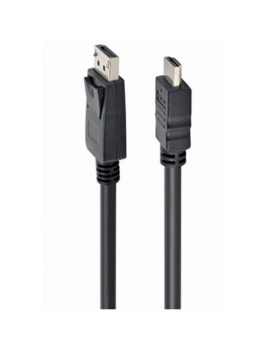 Cablu Video Cablexpert CC-DP-HDMI-10M, DisplayPort (M) - HDMI (M), 10m, Negru