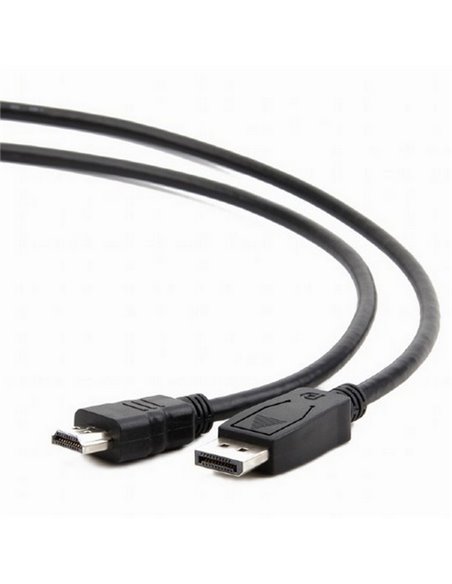 Cablu Video Cablexpert CC-DP-HDMI-10M, DisplayPort (M) - HDMI (M), 10m, Negru