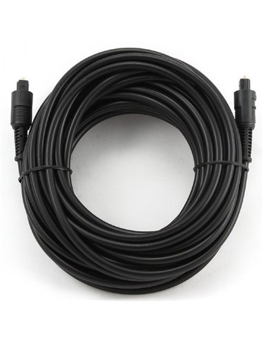 Аудиокабель Cablexpert CC-OPT-10M, Toslink - Toslink, 10м, Чёрный