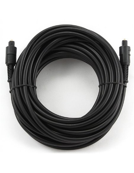 Аудиокабель Cablexpert CC-OPT-10M, Toslink - Toslink, 10м, Чёрный