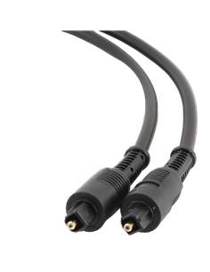Аудиокабель Cablexpert CC-OPT-1M, Toslink - Toslink, 1м, Чёрный