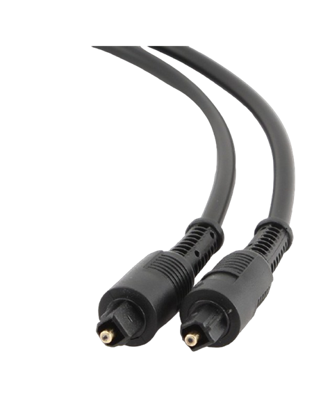 Аудиокабель Cablexpert CC-OPT-1M, Toslink - Toslink, 1м, Чёрный