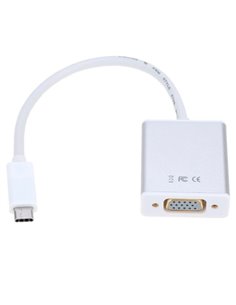 Видеоадаптер APC Electronic APC-631006, Type-C - VGA D-Sub, 0,15м, Белый 2
