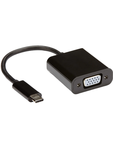 Adaptor Video APC Electronic APC-631008, Type-C - VGA D-Sub, 0,15m, Negru