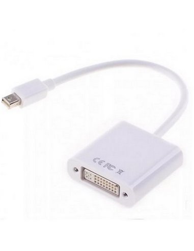Видеоадаптер APC Electronic APC-631033, MiniDP (M) - DVI-I (F), 0,15м, Белый