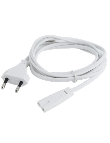 Шнур питания Cablexpert PC-184/2-W, 1,8м, Белый