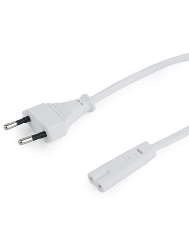 Шнур питания Cablexpert PC-184/2-W, 1,8м, Белый