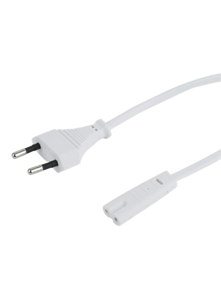Шнур питания Cablexpert PC-184/2-W, 1,8м, Белый