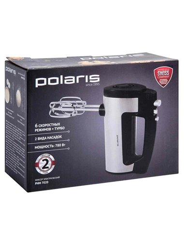 Миксер ручной Polaris PHM 7020, Нержавеющая сталь