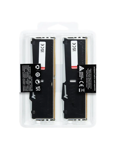 Оперативная память Kingston FURY Beast RGB, DDR4 SDRAM, 3600 МГц, 16 ГБ, KF436C17BB2AK2/16