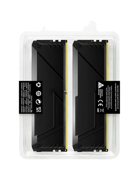 Оперативная память Kingston FURY Beast RGB, DDR4 SDRAM, 3600 МГц, 16 ГБ, KF436C17BB2AK2/16
