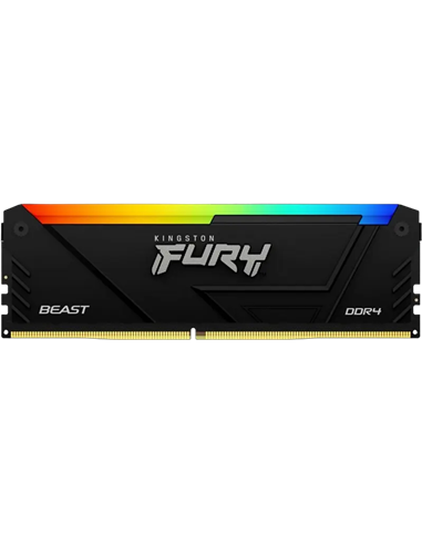 Оперативная память Kingston FURY Beast RGB, DDR4 SDRAM, 3600 МГц, 16 ГБ, KF436C17BB2AK2/16