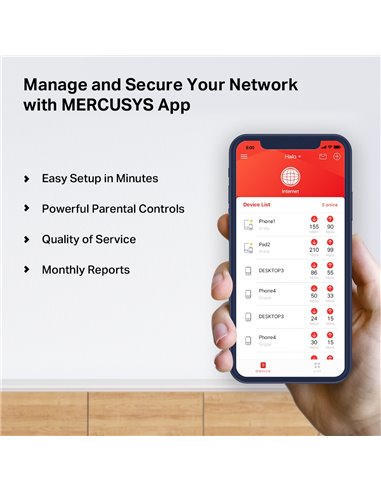 Домашняя Mesh Wi-Fi система MERCUSYS Halo H50G (2-pack), Белый
