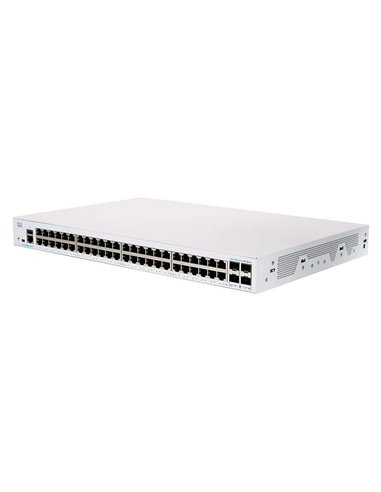 Switch de rețea Cisco CBS250-48T, 48x 10/100/1000 Mbps, 4x SFP