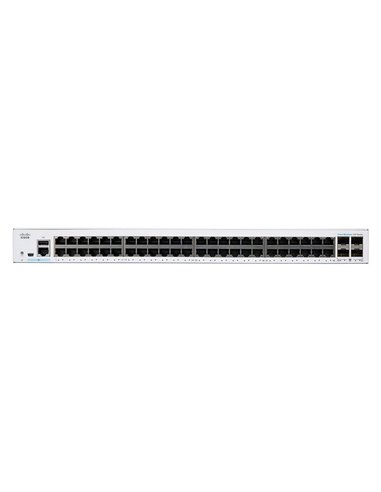 Switch de rețea Cisco CBS250-48T, 48x 10/100/1000 Mbps, 4x SFP