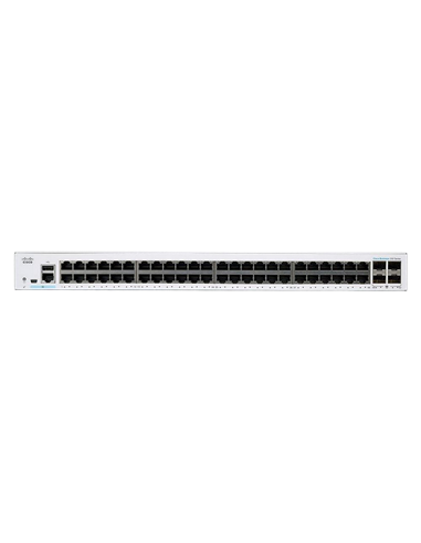 Switch de rețea Cisco CBS250-48T, 48x 10/100/1000 Mbps, 4x SFP