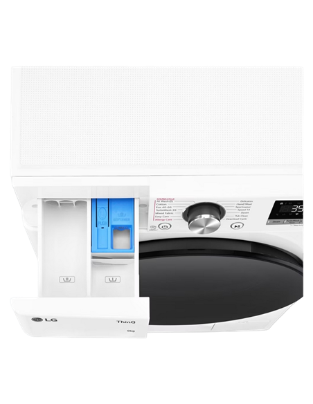 Mașină de spălat LG F2WR709S2W, 9kg, Alb