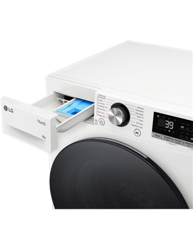 Mașină de spălat LG F2WR709S2W, 9kg, Alb