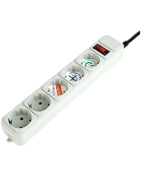 Сетевой фильтр Gembird GMB SPG3-B-15C, 5 Розеток, 4,5 м, Белый