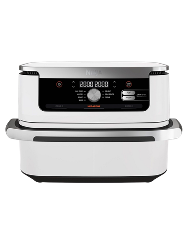 Friteuză cu aer cald Ninja AF500EUWH, Alb | Argintiu