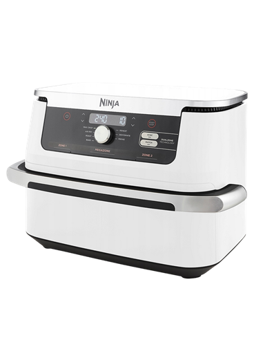 Friteuză cu aer cald Ninja AF500EUWH, Alb | Argintiu