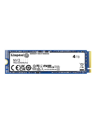 Накопитель SSD Kingston NV3, 4096Гб, SNV3S/4000G