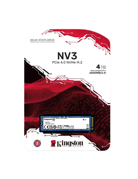 Unitate SSD Kingston NV3, 4096GB, SNV3S/4000G