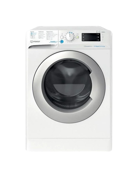 Mașină de spălat cu uscător Indesit BDE 86436 WSV EE, 8kg, Alb