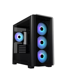 Компьютерный корпус ASUS A23 PLUS TG ARGB, Mini-Tower, Чёрный