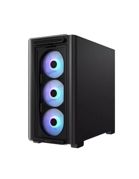 Компьютерный корпус ASUS A23 PLUS TG ARGB, Mini-Tower, Чёрный