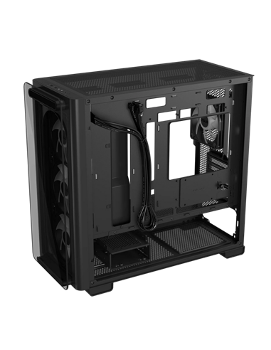 Компьютерный корпус ASUS A23 PLUS TG ARGB, Mini-Tower, Чёрный