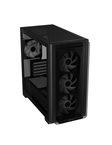 Carcasă PC ASUS A23 PLUS TG ARGB, Mini-Tower, Negru