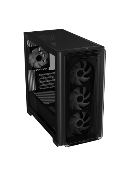 Компьютерный корпус ASUS A23 PLUS TG ARGB, Mini-Tower, Чёрный