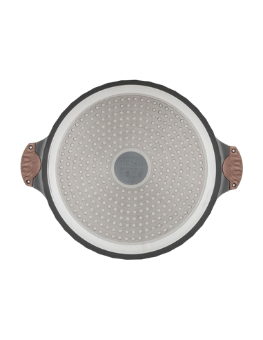 Кастрюля RESTO 93508, 9,7л, 32см, Серый