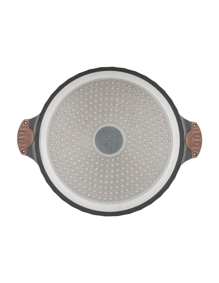 Кастрюля RESTO 93508, 9,7л, 32см, Серый