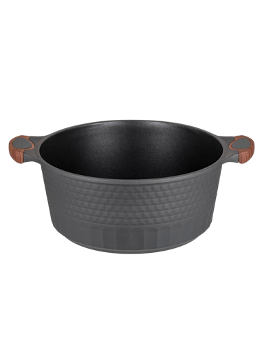 Кастрюля RESTO 93508, 9,7л, 32см, Серый