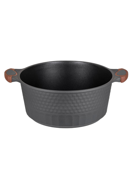 Кастрюля RESTO 93508, 9,7л, 32см, Серый