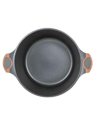 Кастрюля RESTO 93508, 9,7л, 32см, Серый