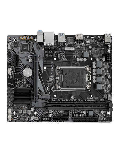 Материнская плата Gigabyte H610M K DDR4 2.0, LGA1700, Intel H610, Micro-ATX