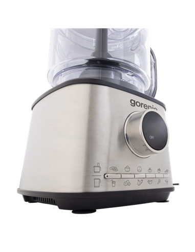 Robot de bucătărie Gorenje SBR1500E, Oțel inoxidabil