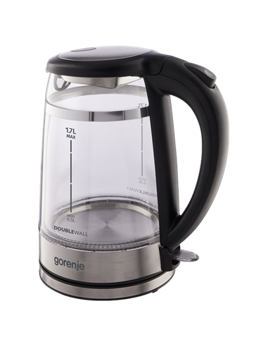 Fierbător electric Gorenje K17GDW, Negru