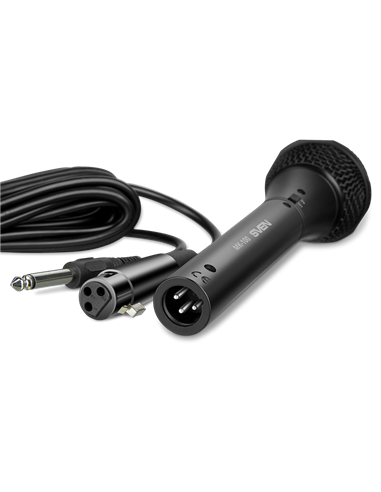 Microfon Karaoke SVEN MK-100, Cu fir, Negru