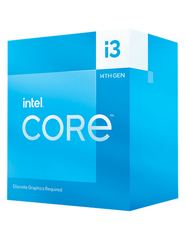 Процессор Intel Core i3-14100F, Нет встроенной графики, | Tray