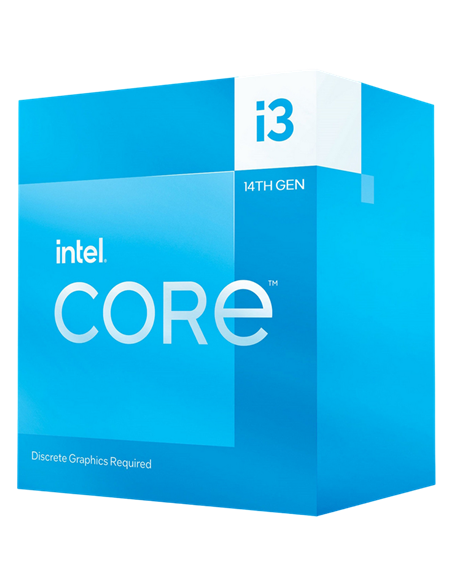 Процессор Intel Core i3-14100F, Нет встроенной графики, | Tray