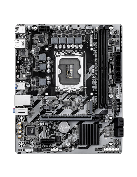Материнская плата Gigabyte H810M K, LGA1851, Intel H810, Micro-ATX