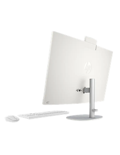 Computer All-in-One HP 27-cr1031ci, 27", Intel Core Ultra 7 155U, 16GB/512GB, FreeDOS, Shell White 2