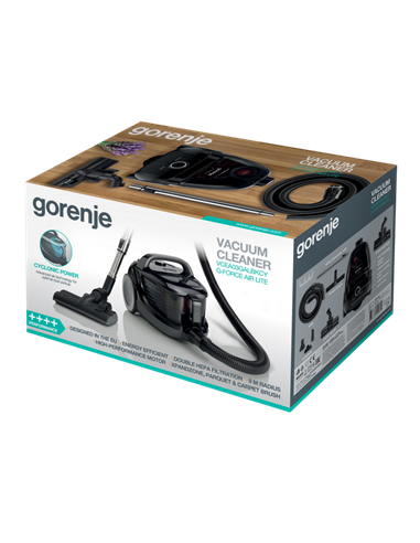 Aspirator Gorenje VCEA03GALBKCY, Negru