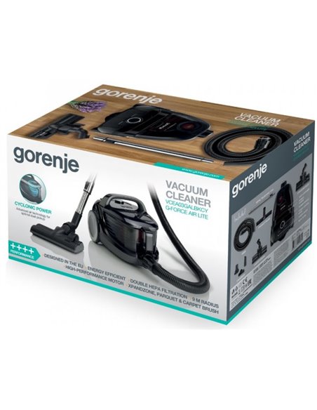 Aspirator Gorenje VCEA03GALBKCY, Negru