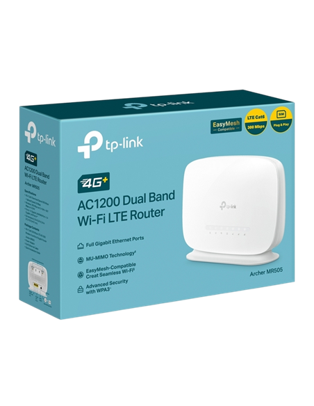 Беспроводной маршрутизатор TP-LINK Archer MR505, Wi-Fi, Белый